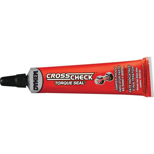 Cross Check Torque Seal&reg; Tamper-Proof Indicator Paste, 1 oz., Tube, Red Equipex