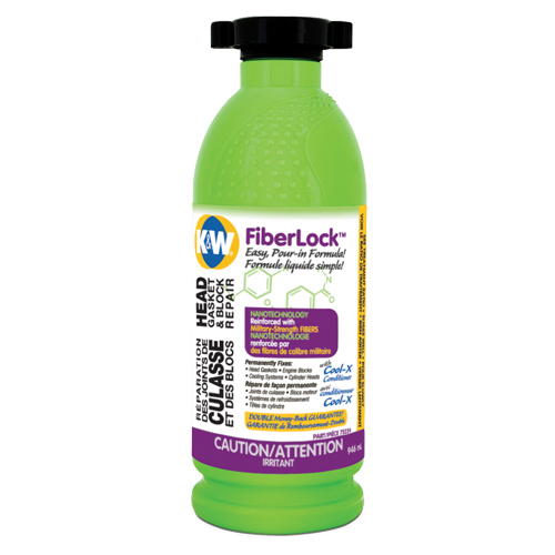 Fluide de r&eacute;paration pour joint de culasse et bloc-moteur Fiberlock, Bouteille, Beige Equipex