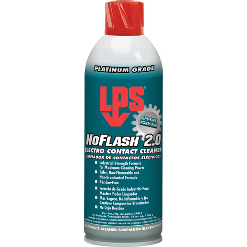 NoFlash&reg; 2.0 Electro Contact Cleaners, Aerosol Can Equipex