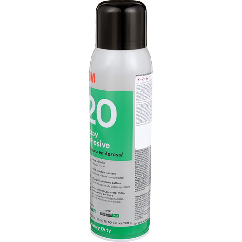 Adh&eacute;sif en a&eacute;rosol r&eacute;sistant 20, Transparent, Canette a&eacute;rosol Equipex
