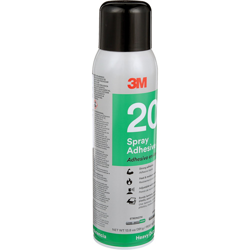 Adh&eacute;sif en a&eacute;rosol r&eacute;sistant 20, Transparent, Canette a&eacute;rosol Equipex