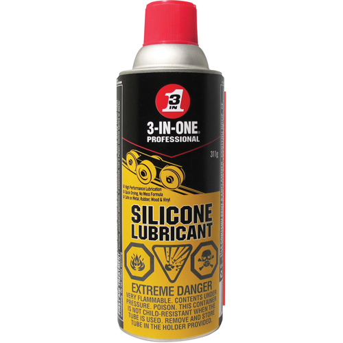 Lubrifiant de silicone 3-IN-1, Canette a&eacute;rosol Equipex