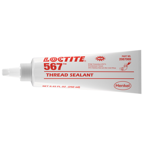 Scellant &agrave; filet haute temp&eacute;rature 567, Tube, 250 ml,  Equipex