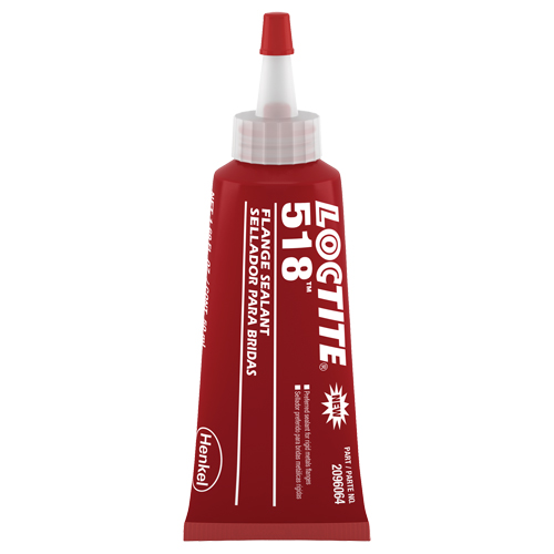 518 Flange Sealant, Tube, Red Equipex