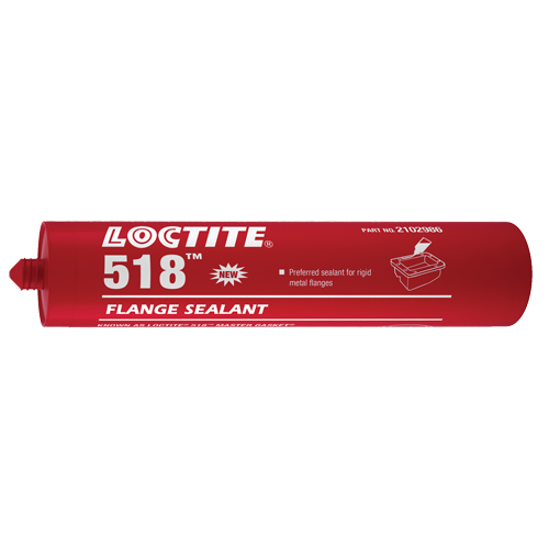518 Flange Sealant, Cartridge, Red Equipex