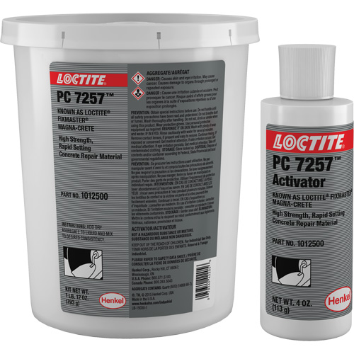 Fixmaster&reg; Magna-Crete&reg; Concrete Repair, Kit, Grey Equipex