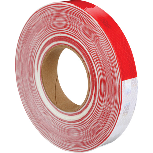 Ruban de masquage Diamond Grade de 3M, 1" la x 150' lo, Rouge & blanc Equipex
