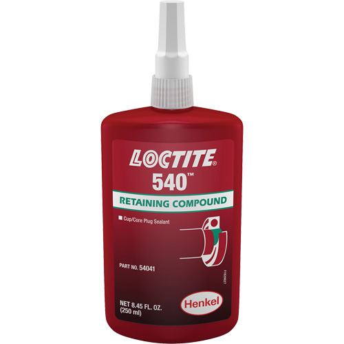 Loctite&reg; 540 Retaining Compound, 250 ml, Bottle, Blue Equipex