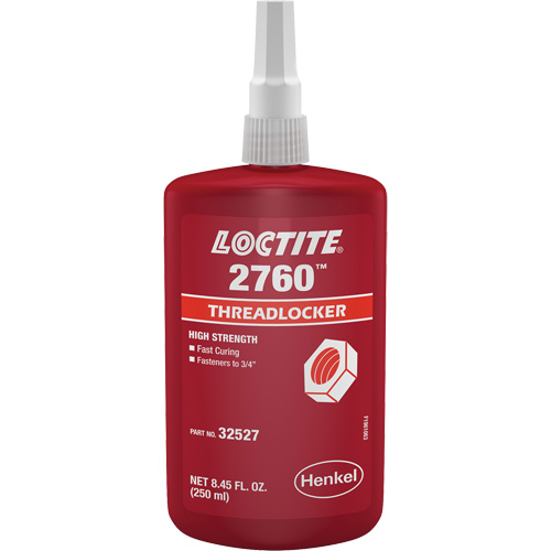 Compos&eacute; de blocage 2760, Rouge, &eacute;lev&eacute;, 250 ml, Bouteille Equipex
