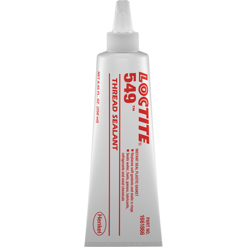 549 Thread Sealant, Tube, 250 ml, -54° C - 149° C/-65° F - 300° F Equipex