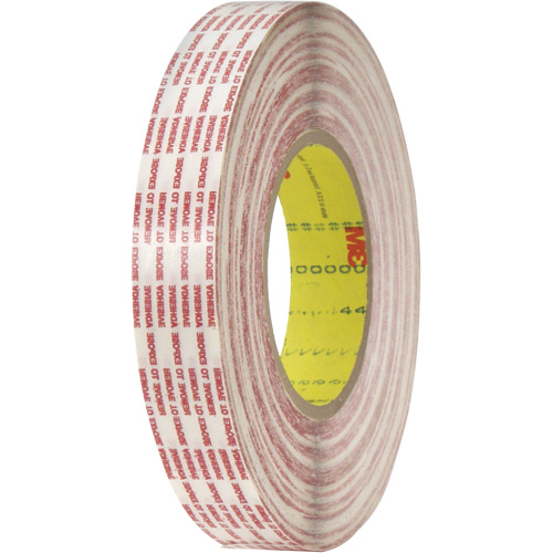 Ruban double face, Polypropyl&egrave;ne, 13 mm (1/2") la x 110 m (360') lo, 6 mils &eacute;pais Equipex