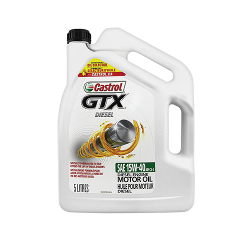 GTX&reg; DIESEL 15W40 Motor Oil, 5 L, Jug Equipex