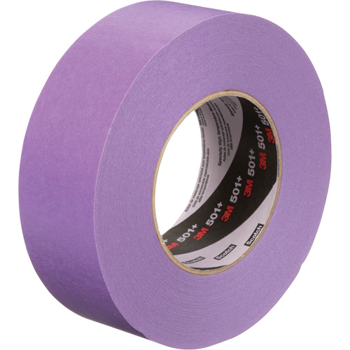 501+ Specialty High-Temperature Masking Tape, 36 mm (1-1/2") x 55 m (180'), Purple Equipex