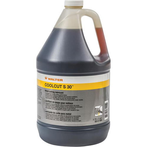 Coolcut S-30 Water-Miscible Cutting Lubricant, Jug Equipex