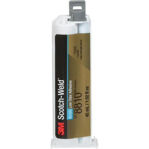 Scotch-Weld Low-Odour Adhesive, Two-Part, Dual Cartridge, 45 ml, Green Equipex