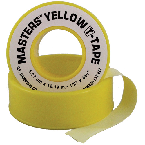 T-Tape, 260" L x 1/2" W, Yellow Equipex