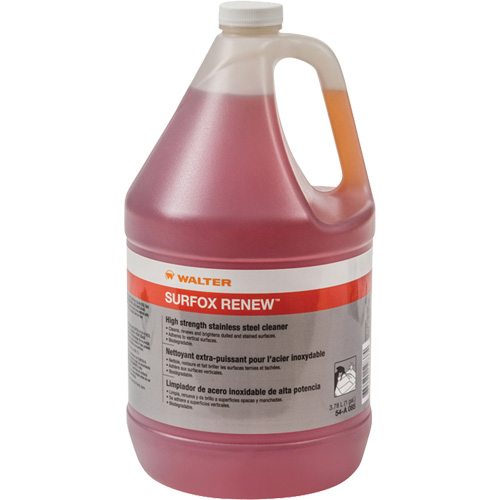 Surfox Renew Stainless Steel Cleaner, 3.78 L, Gallon Equipex