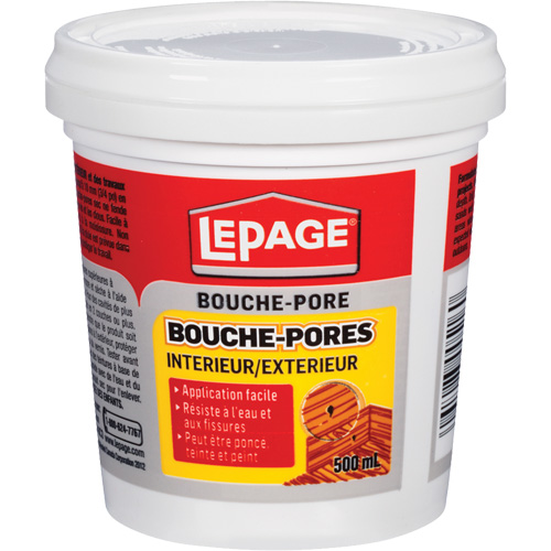 Interior and Exterior Wood Filler, 500 ml Equipex