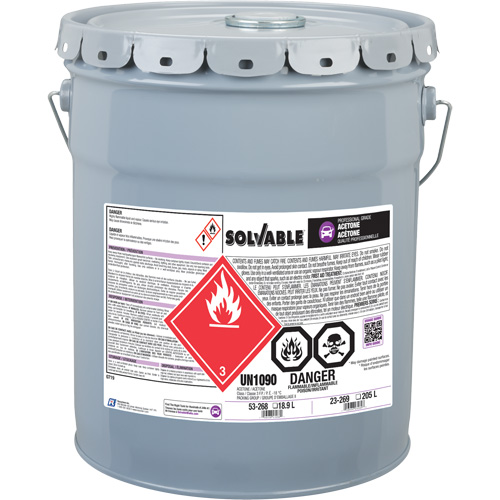 Ac&eacute;tone liquide, 18,9 L Equipex