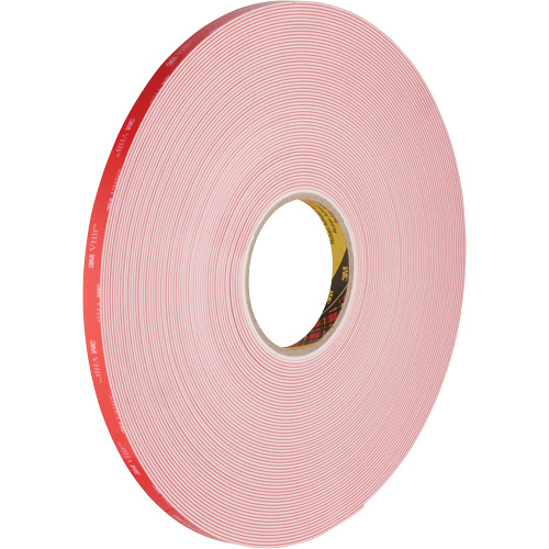 Ruban VHB, 32,9 m (108') lo x 12,7 mm (1/2") la, 62 mils, Acrylique Equipex