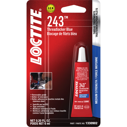 Compos&eacute; de blocage 243, Bleu, Moyen, 6 ml, Tube Equipex
