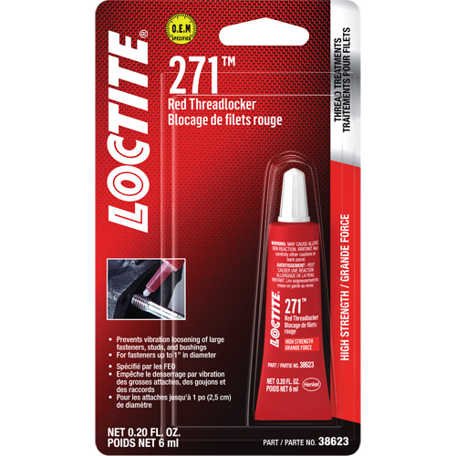 Compos&eacute; de blocage 271, Rouge, &eacute;lev&eacute;, 6 ml, Tube Equipex