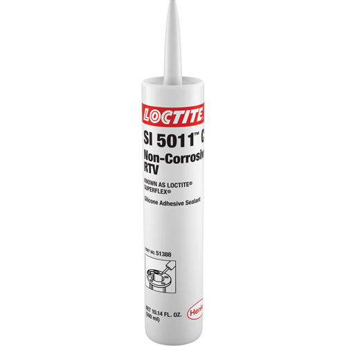 Silicone non corrosive &agrave; vulcanisation &agrave; la temp&eacute;rature de la pi&egrave;ce Superflex SI 5011CL, Cartouche, Transparent Equipex