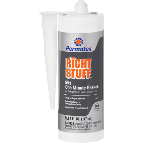 The Right Stuff&reg; Instant Gasket Maker, Cartridge, Grey Equipex