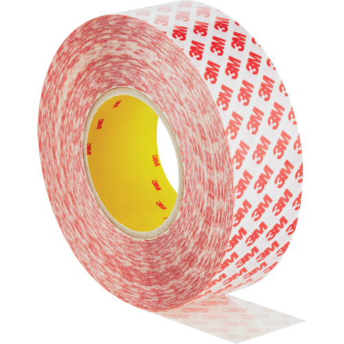 Ruban adh&eacute;sif double face, Polyester, 50 mm (1,96") la x 50 m (164') lo, 8 mils &eacute;pais Equipex