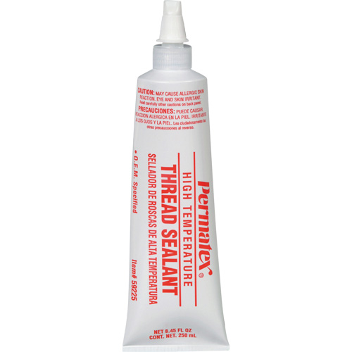 High Temperature Thread Sealant, Tube, 250 ml, -54° C - 204° C/-65° F - 400° F Equipex