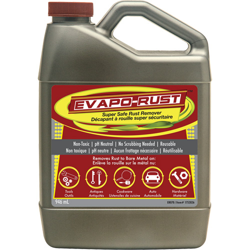 Agent antirouille super s&eacute;curitaire Evapo-Rust, Cruche Equipex