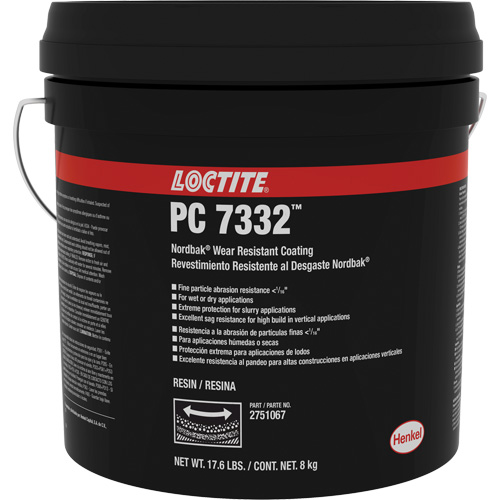 Rev&ecirc;tement de protection contre lusure 7332 Nordbak, Gris, 10 kg, Seau Equipex