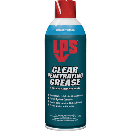 Clear Penetrating Grease, 11 oz., Aerosol Can Equipex