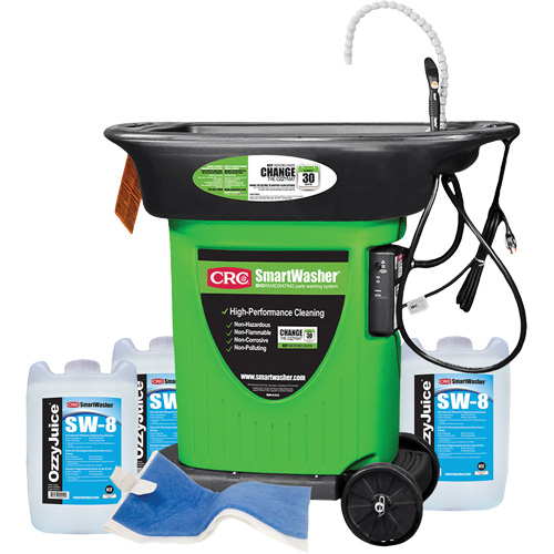 Trousse de bassin de nettoyage de pi&egrave;ces mobile SmartWasher SW-823 Equipex