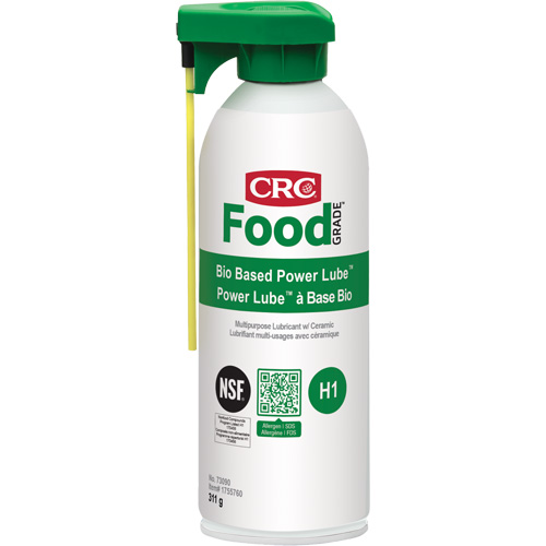 Lubrifiant polyvalent Power Lube biosourc&eacute; FoodGrade avec c&eacute;ramique, Canette a&eacute;rosol Equipex