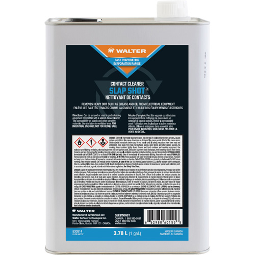 Nettoyant pour contacts SLAP SHOT, Cruche Equipex