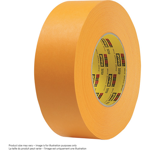 Performance Flatback Tape 2525, 72 mm (3") x 55 m (180'), Yellow Equipex