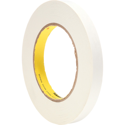 Scotch&reg; Printable Flatback Paper Tape 256, 12 mm (1/2") x 55 m (180'), White Equipex