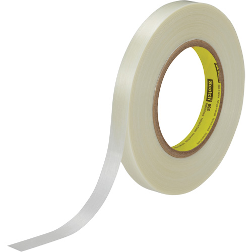 Scotch&reg; Filament Tape, 6.6 mils Thick, 9 mm (0.35") x 55 m (180')  Equipex