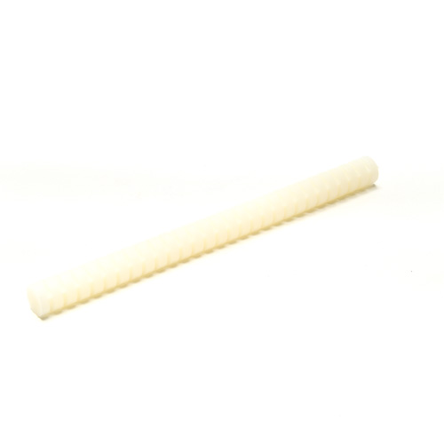Adh&eacute;sif thermofusible, 5/8" dia x 2" lo, Blanc cass&eacute; Equipex