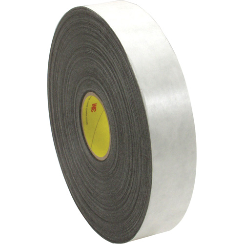 Double-Coated Foam Tape, 66 m (216') L x 25.4 mm (1") W, 31 mils, Polyethylene Equipex