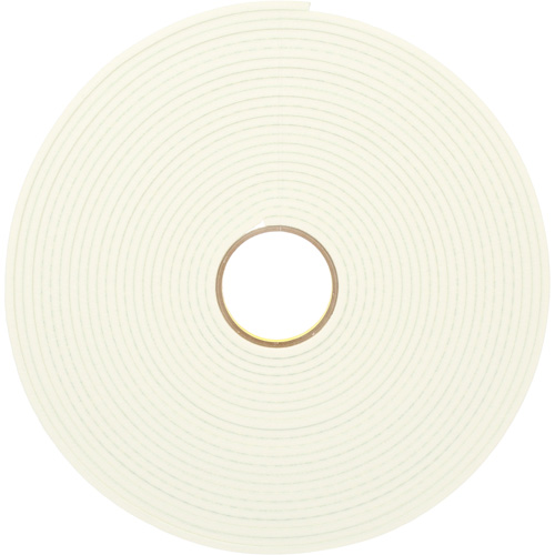 Ruban double face en mousse d'ur&eacute;thane, 16,5 m (54') lo x 12,7 mm (1/2") la, 25 mils, Ur&eacute;thane Equipex