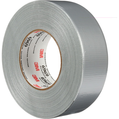 6969 Extra Heavy-Duty Duct Tape, 10.7 mils, Silver, 48 mm (2") x 55 m (180') Equipex
