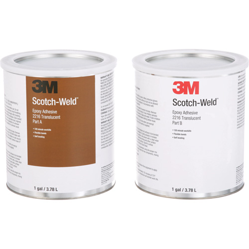 Scotch-Weld Adhesive, 1 gal., Pail, Two-Part, Translucent Equipex