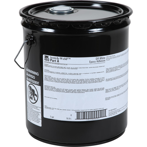 Scotch-Weld Adhesive, 5 gal., Pail, Two-Part, Off-White Equipex