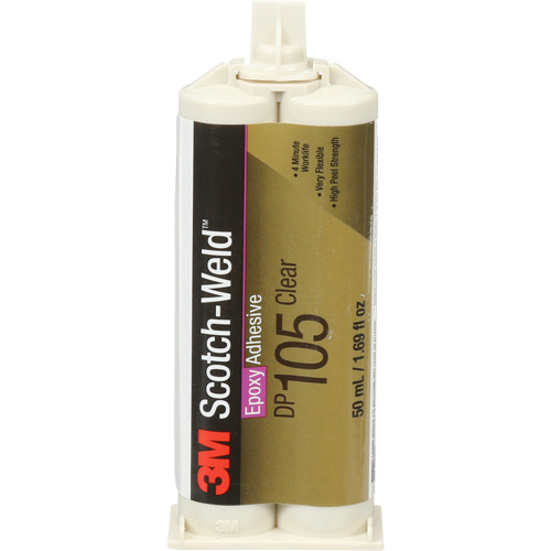 Scotch-Weld Adhesive, 1.7 fl. oz., Cartridge, Two-Part, Translucent Equipex