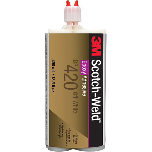 Scotch-Weld Adhesive, 400 ml, Cartridge, Two-Part, Off-White Equipex