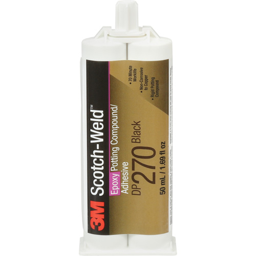 Scotch-Weld Potting Compound, 1.7 fl. oz., Dual Cartridge, Two-Part, Black Equipex
