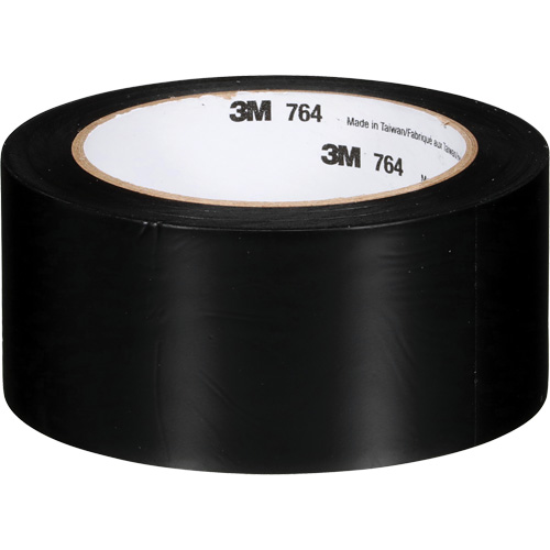 764 General-Purpose Vinyl Tape, 50.8 mm (2") W x 32.9 m (108') L, 5 mils, Black Equipex