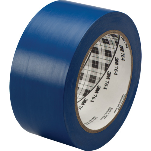 Ruban en vinyle pour travaux g&eacute;n&eacute;raux 764, 25,4 mm (1") la x 32,9 m (108') lo, 5 mils, Bleu Equipex